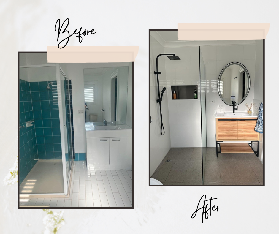 Neutral Rustic Before After Photos Facebook Post